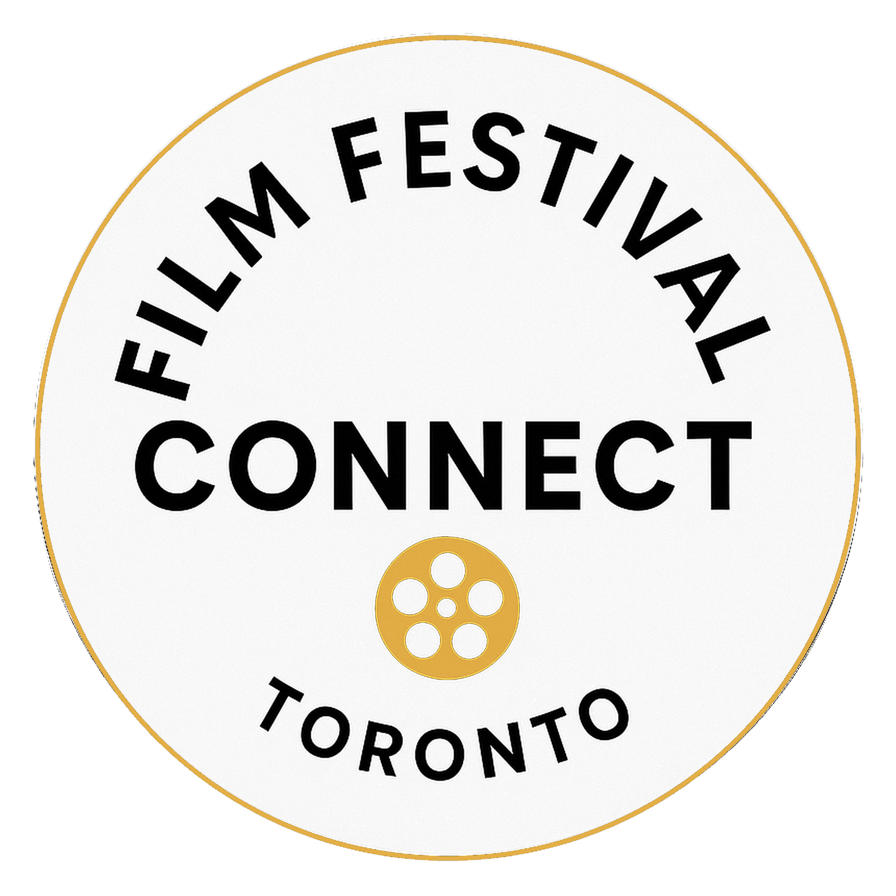 White Film Festival Connect Toronto logo on a transparent background