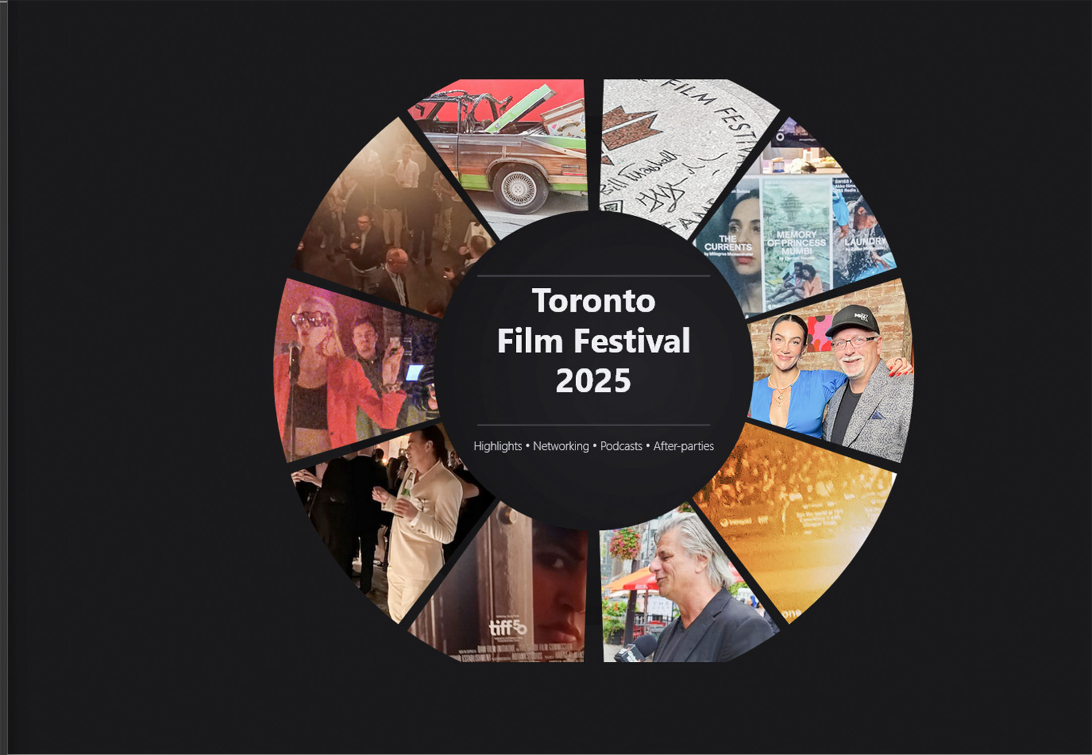 Toronto Film Festival 2025 visual highlights collage