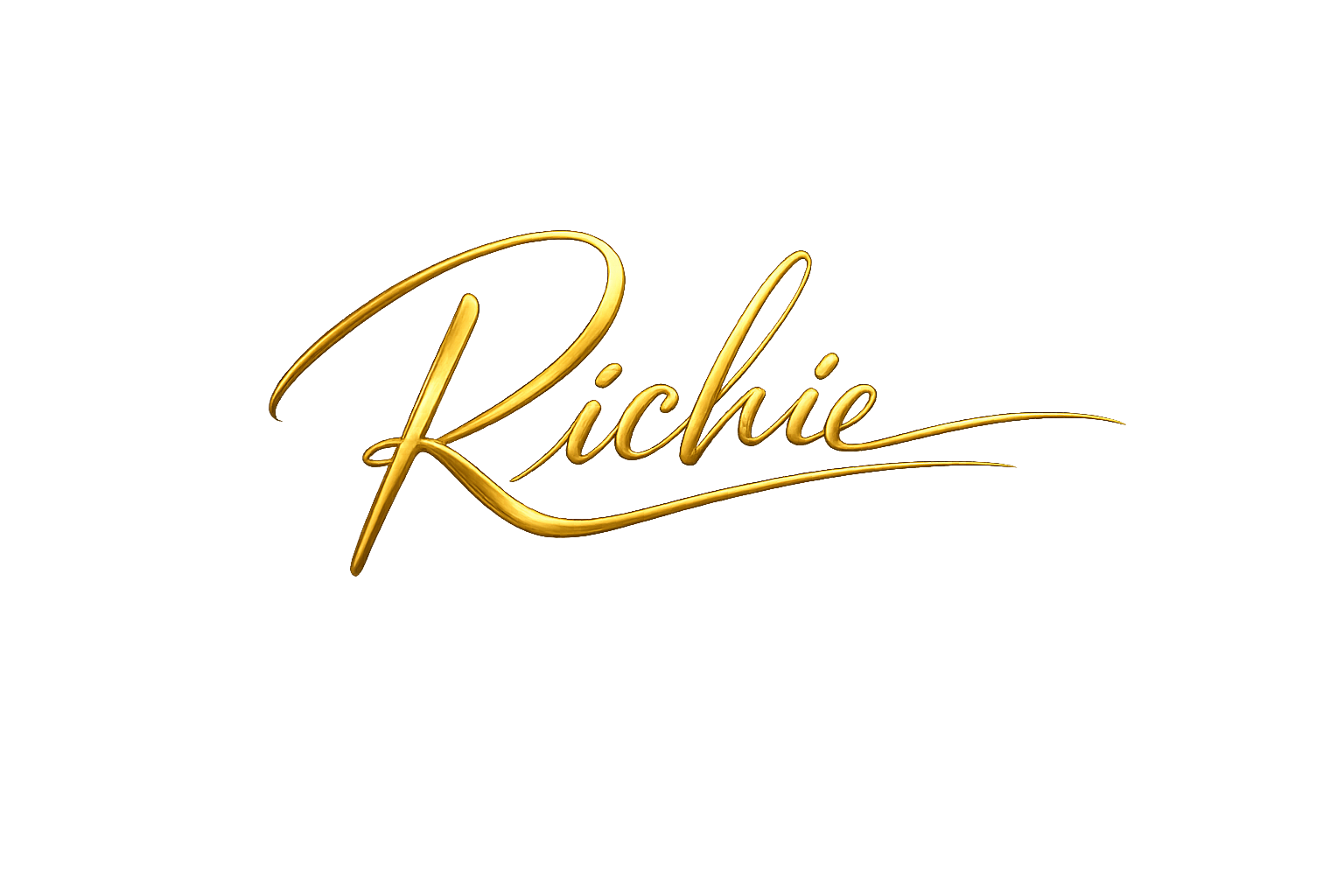 Richie’s gold signature